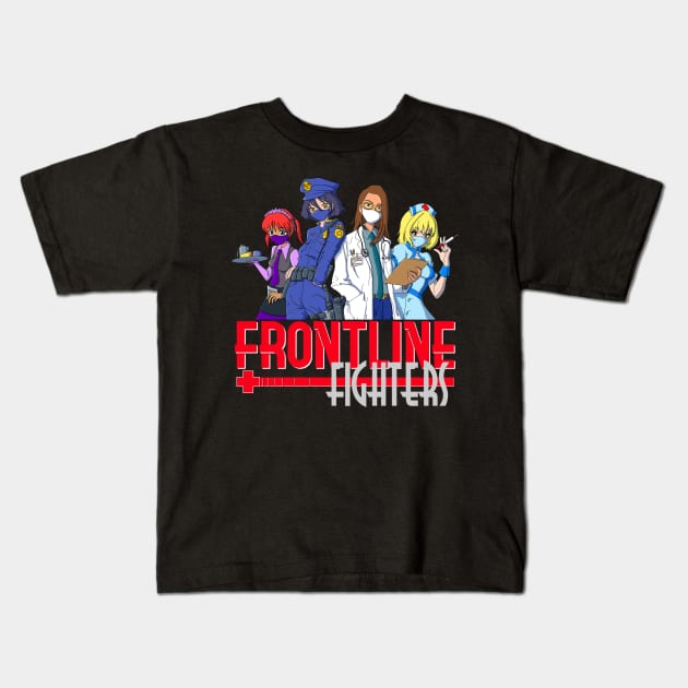 Frontline fighters Kids T-Shirt by Sinister Motives Designs